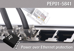 PEP01-5841:ST以太网供电设备用集成保护电路器件