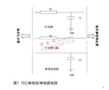 RC电路或者单电阻、单电容电路