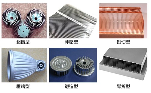 散热鳍片实体图