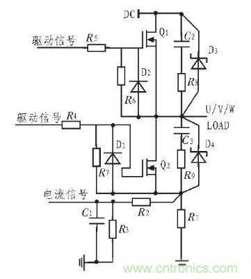 图1:功率管的?；さ缏? width=