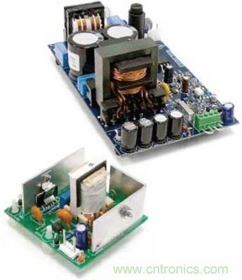 图2:传统LLC变压器和新款电源在尺寸上的对比