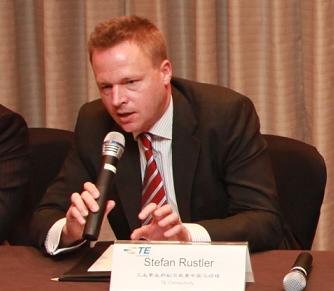 图6：TE Connectivity工业事业部副总裁兼中国总经理 Stefan Rustler先生