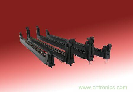 图示:Molex推出的DDR3 DIMM插座