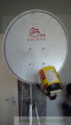 最简单使用的天线——罐头天线，可做正馈大锅馈源！ 