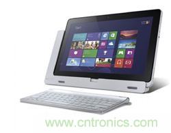 Acer变形笔记本产品，为利用OGS触屏技术强化产品的薄化设计