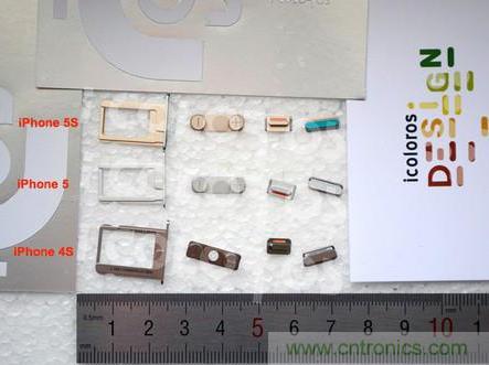 之前曝光的苹果iPhone5S组件图