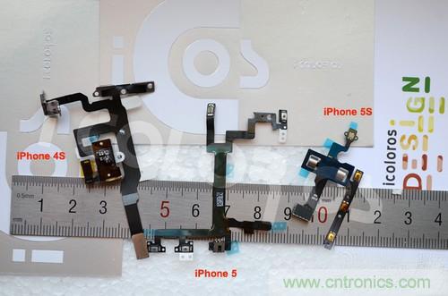 之前曝光的苹果iPhone5S组件图