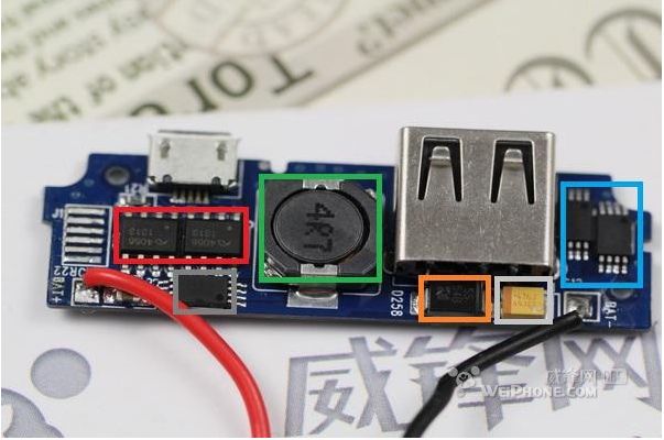 Power Cube 的各个芯片和元件