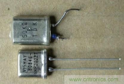 金封金属箔电阻