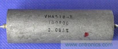 金封金属箔电阻