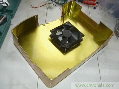 月饼盒DIY：自制笔记本散热风扇