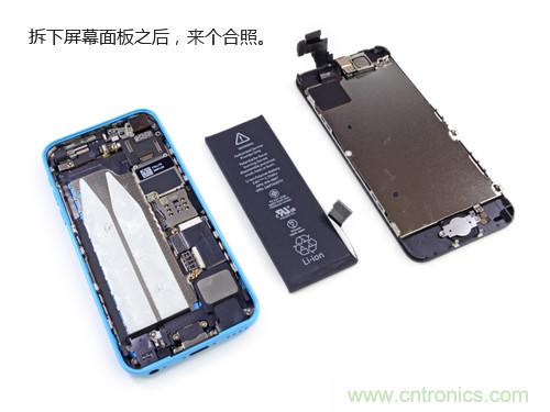 内部能否出“彩”？“五彩机身”iPhone 5C拆解揭秘