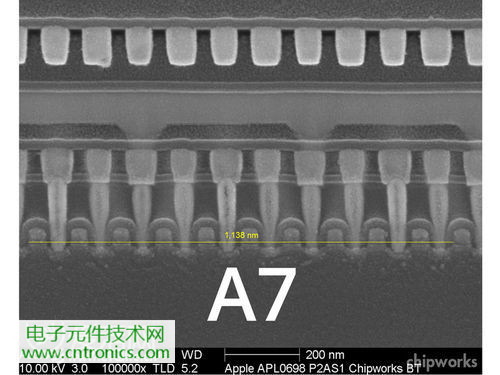 iPhone 5S芯片级拆解，显微镜下的A7处理器揭秘