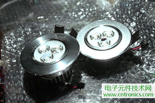 3W LED射灯拆解对比:普通版VS豪华版