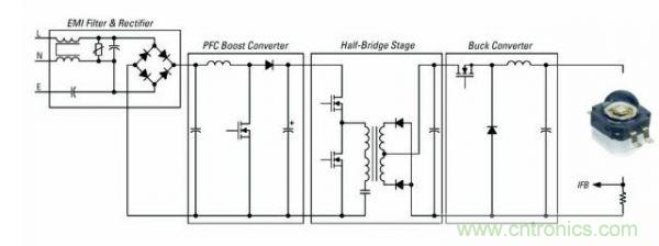 工程师分享：可实现简单高效调光的多级LED驱动器设计