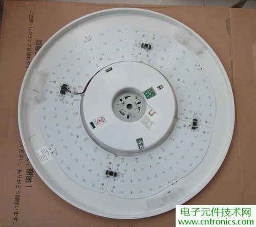 高端大气上档次！智能?？氐鞴釲ED吸顶灯拆解