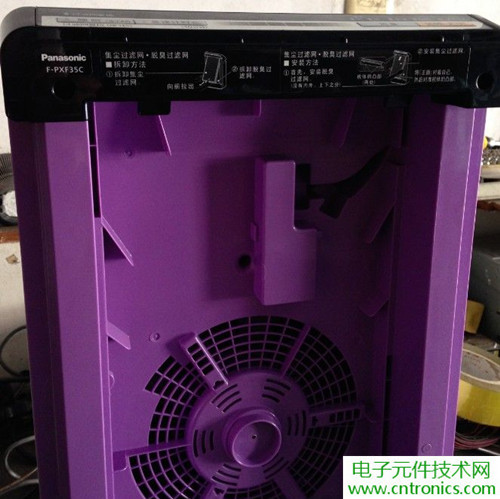 PM2.5杀手！松下纳米水离子空气净化器拆解