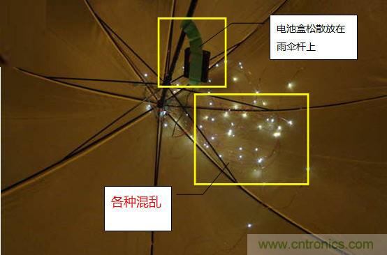 创意DIY！送女朋友的绝妙礼物，LED星光伞！