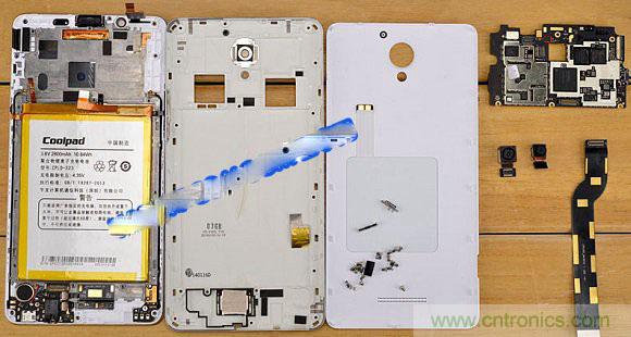 酷派S6拆机图解全家福