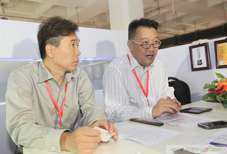 左二，Keystone亚太设计与制造总监Steven Chua