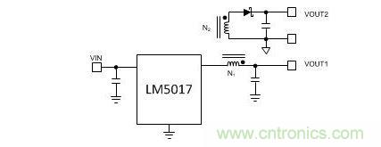 支持一次及隔离式输出的 Fly-Buck 转换器