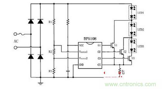 .BP5108连接示意图