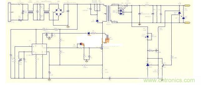 采用OB2269的60w适配器电路图