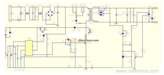 采用FMD810D的适配器电路图