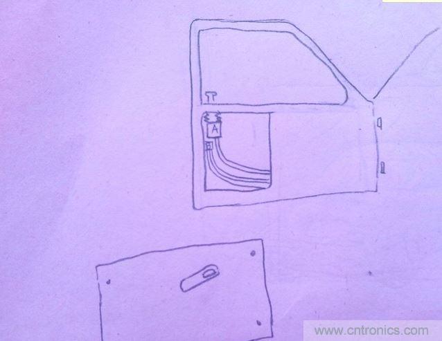 红旗轿车中控门锁故障