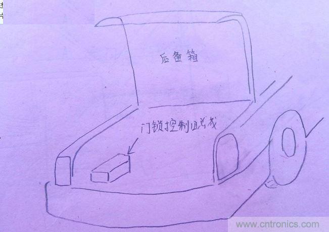 红旗轿车中控门锁故障