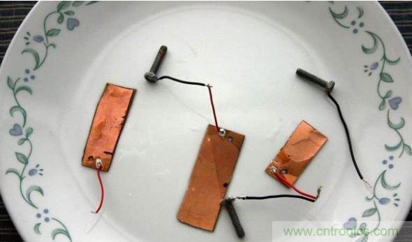 水果电池的电极