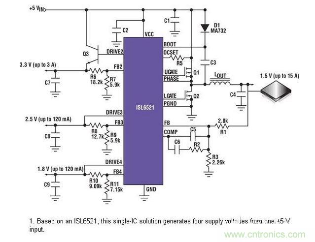 实际应用的电路