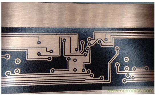 成功的碳粉转印。