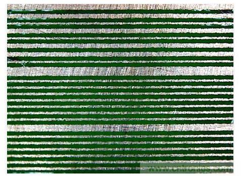 应用遮蔽胶带后，所有多余的密封材料都被清除了