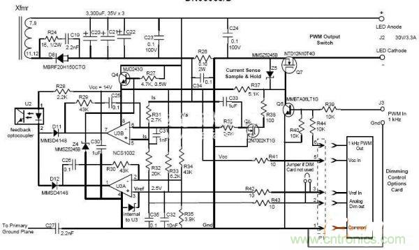 方案详解:PWM调光的离线高功率LED街灯电路驱动