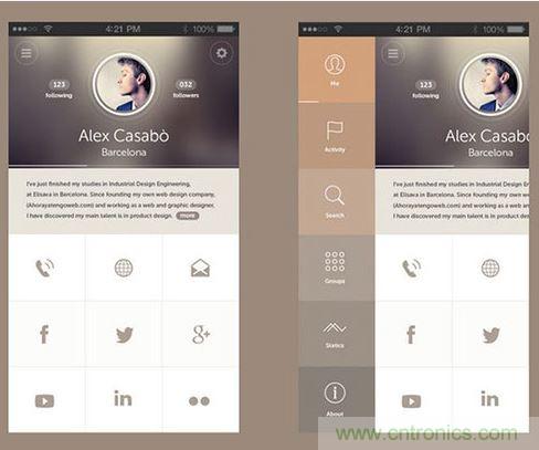 让图片带你走进惊艳实用的手机APP菜单世界！