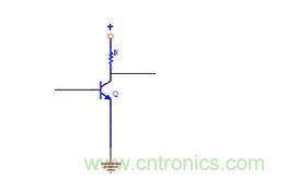 三极管接上拉电阻开关电路