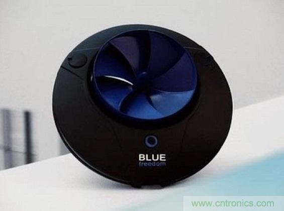 图4：Blue Freedom是一种“微型水力发电厂”，能用利用流动的水来为便携设备充电。