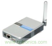 图1：Linksys WPS54G打印服务器。
