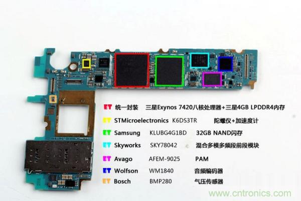 三星S6 Edge+拆解：比S6 Edge加在哪里？