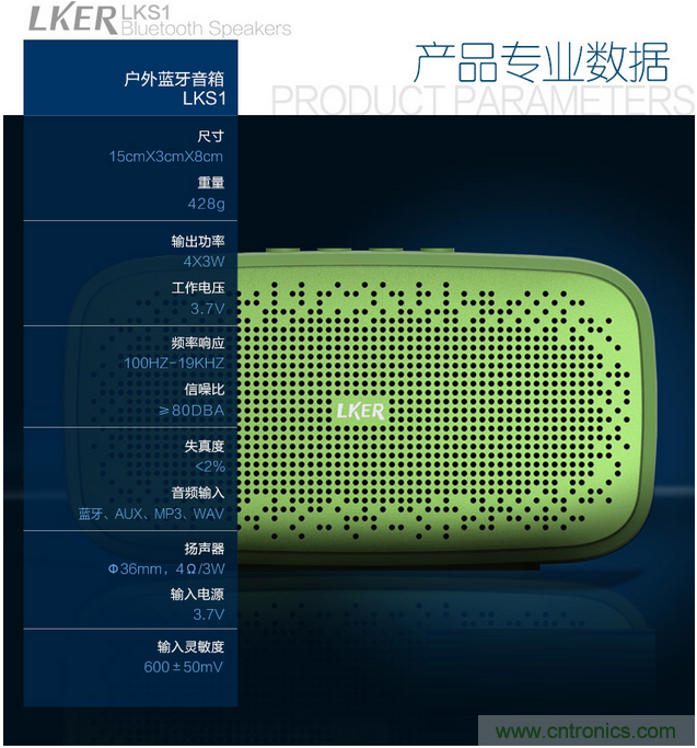 搞怪“美人鱼”尽享灵克蓝牙音箱的天籁之音！