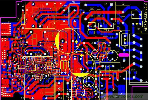 【导读】对于一个新设计的电路板，调试起来往往会遇到一些困难，特别是当板比较大、元件比较多时，往往无从下手。但如果掌握好一套合理的调试方法，调试起来将会事半功倍。  　　对于刚拿回来的新pcb板，我们首先要大概观察一下，板上是否存在问题，例如是否有明显的裂痕，有无短路、开路等现象。如果有必要的话，可以检查一下电源跟地线之间的电阻是否足够大。  　　然后就是安装元件了。相互独立的模块，如果您没有把握保证它们工作正常时，最好不要全部都装上，而是一部分一部分的装上（对于比较小的电路，可以一次全部装上），这样容易确定故障范围，免得到时遇到问题时，无从下手。一般来说，可以把电源部分先装好，然后就上电检测电源输出电压是否正常。如果在上电时您没有太大的把握（即使有很大的把握，也建议您加上一个保险丝，以防万一），可考虑使用带限流功能的可调稳压电源。先预设好过流保护电流，然后将稳压电电源的电压值慢慢往上调，并监测输入电流、输入电压以及输出电压。如果往上调的过程中，没有出现过流保护等问题，且输出电压也达到了正常，则说明电源部分OK。反之，则要断开电源，寻找故障点，并重复上述步骤，直到电源正常为止。  　　接下来逐渐安装其它?？?，每安装好一个模块，就上电测试一下，上电时也是按照上面的步骤，以避免因为设计错误或/和安装错误而导致过流而烧坏元件。  　　寻找故障的办法一般有下面几种：  　?、俨饬康缪狗āＪ紫纫啡系氖歉餍酒缭匆诺牡缪故欠裾＃浯渭觳楦髦植慰嫉缪故欠裾?，另外还有各点的工作电压是否正常等。例如，一般的硅三极管导通时，BE结电压在0.7V左右，而CE结电压则在0.3V左右或者更小。如果一个三极管的BE结电压大于0.7V（特殊三极管除外，例如达林顿管等），可能就是BE结就开路。  　?、谛藕抛⑷敕?。将信号源加至输入端，然后依次往后测量各点的波形，看是否正常，以找到故障点。有时我们也会用更简单的办法，例如用手握一个镊子，去碰触各级的输入端，看输出端是否有反应，这在音频、视频等放大电路中常使用（但要注意，热底板的电路或者电压高的电路，不能使用此法，否则可能会导致触电）。如果碰前一级没有反应，而碰后一级有反应，则说明问题出在前一级，应重点检查。  　?、鄣比?，还有很多其它的寻找故障点的方法，例如看、听、闻、摸等。“看”就是看元件有无明显的机械损坏，例如破裂、烧黑、变形等;“听”就是听工作声音是否正常，例如一些不该响的东西在响，该响的地方不响或者声音不正常等;“闻”就是检查是否有异味，例如烧焦的味道、电容电解液的味道等，对于一个有经验的电子维修人员来说，对这些气味是很敏感的;“摸”就是用手去试探器件的温度是否正常，例如太热，或者太凉。一些功率器件，工作起来时会发热，如果摸上去是凉的，则基本上可以判断它没有工作起来。但如果不该热的地方热了或者该热的地方太热了，那也是不行的。一般的功率三极管、稳压芯片等，工作在70度以下是完全没问题的。70度大概是怎样的一个概念呢？如果你将手压上去，可以坚持三秒钟以上，就说明温度大概在70度以下（注意要先试探性的去摸，千万别把手烫伤了）。  　　好了，关于调试的问题，我们今天就暂时讲这么多，如果想要了解更多的调试方法和经验，可以去找一些家用电器维修的书来看看，一个好的设计人员，首先应该是一个好的维修人员。