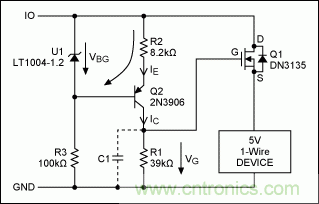 为5V 1-Wire®从器件提供过压?；? width=