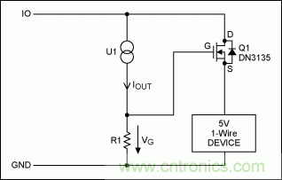 为5V 1-Wire®从器件提供过压?；? width=