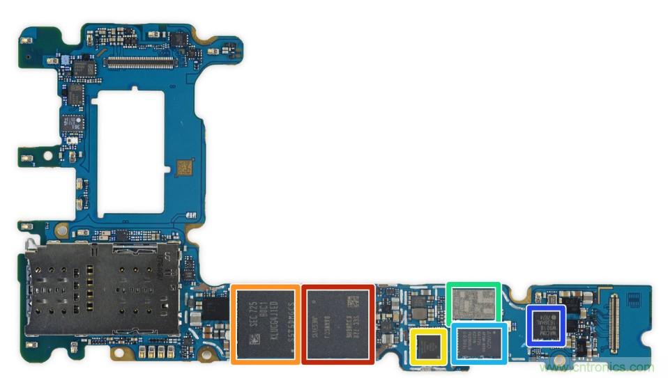 三星Note 8拆解，?？榛?分离式设计成趋势？