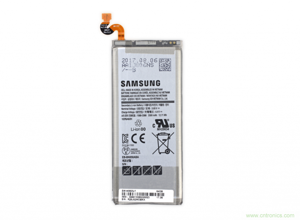 三星Note 8拆解，模块化+分离式设计成趋势？