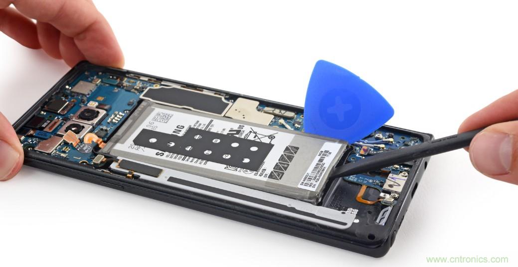 三星Note 8拆解，?？榛?分离式设计成趋势？