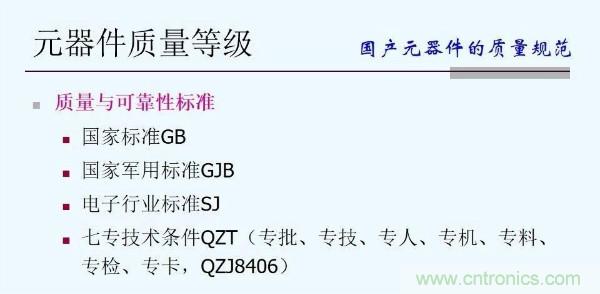 元器件应用可靠性如何保证，都要学习航天经验吗？