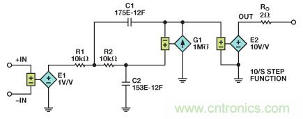 放大器建模为模拟滤波器可提高SPICE仿真速度