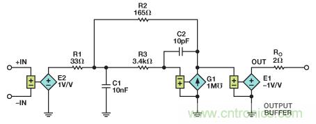 放大器建模为模拟滤波器可提高SPICE仿真速度